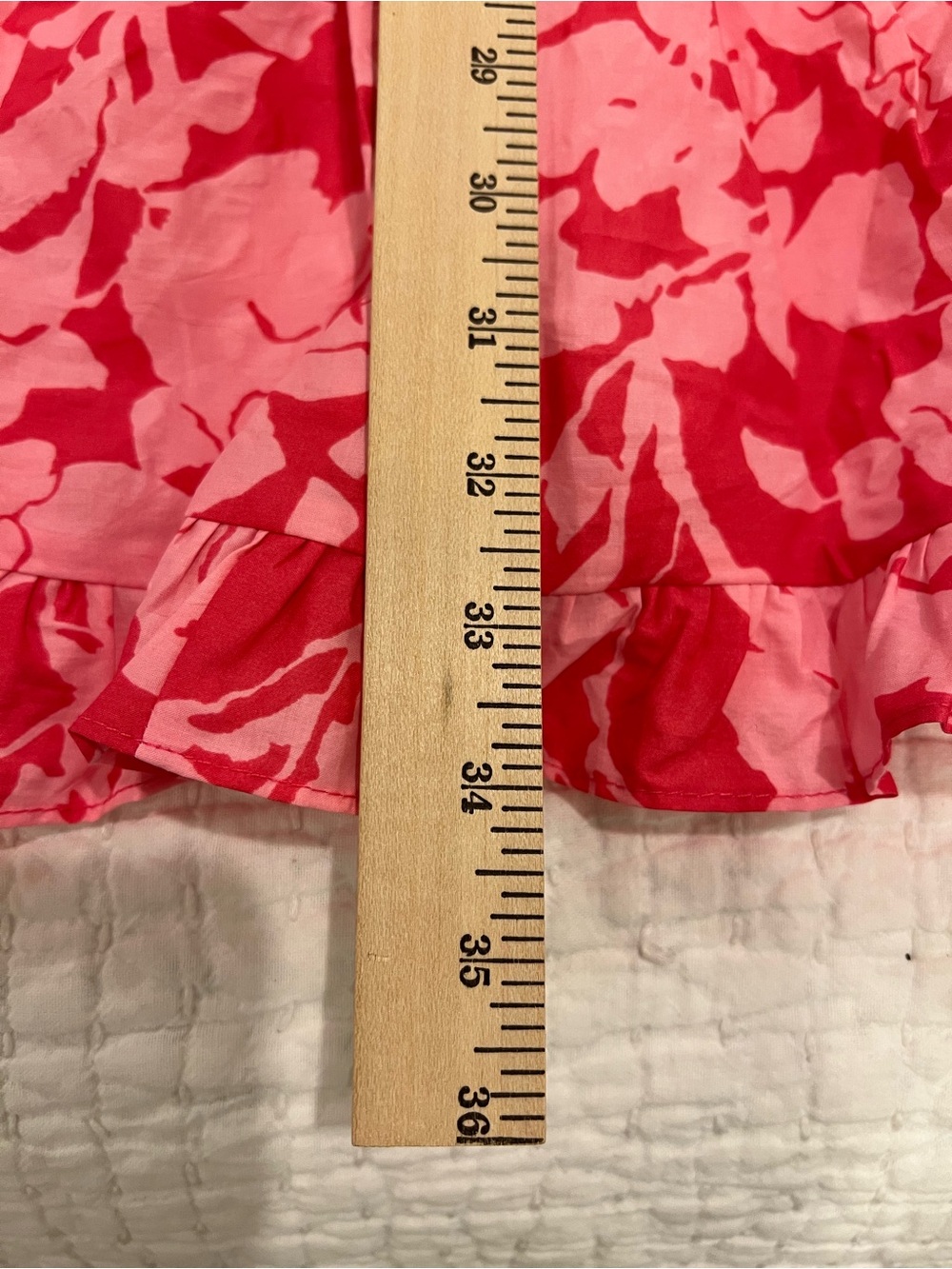 Tuckernuck Hyacinth House Thea Dress Medium Pink Floral Mini Tiered Cottage - Picture 12 of 13